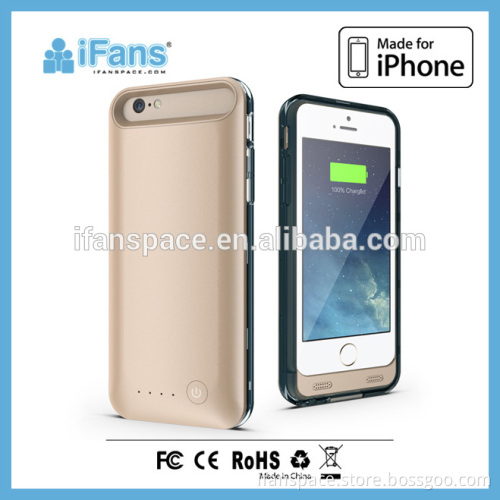 iFans Hot Selling 3100mAh Cell Phone Accessories,Shockproof Phone Cover Case for iPhone 6 6S